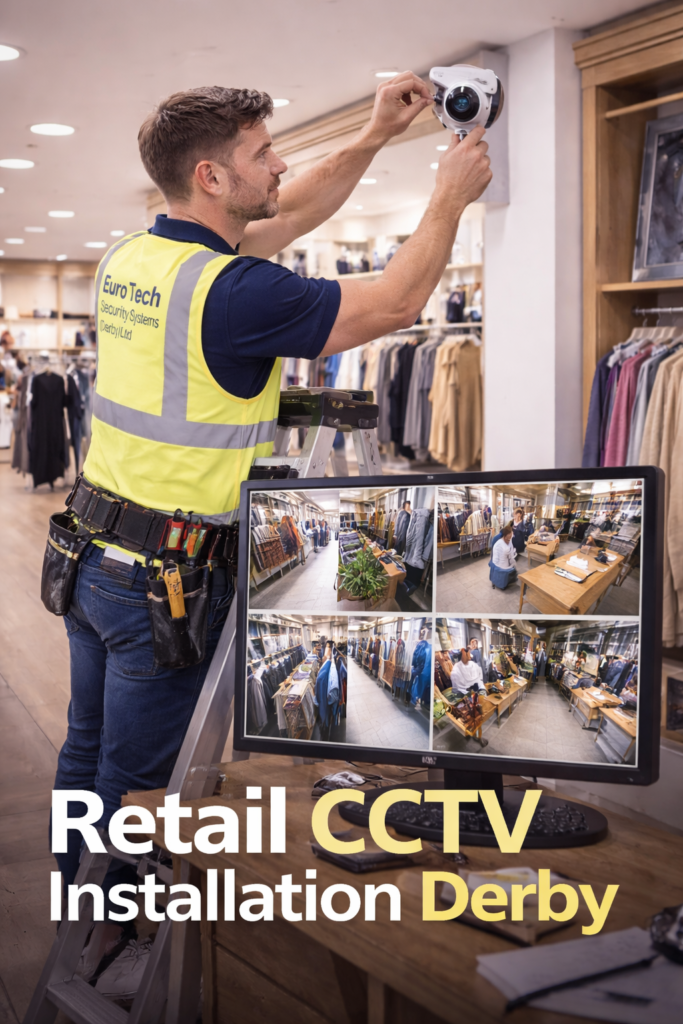retail CCTV installation Derby